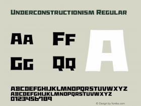 Underconstructionism Regular Version 1.002图片样张