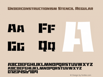 Underconstructionism Stencil Version 1.002图片样张