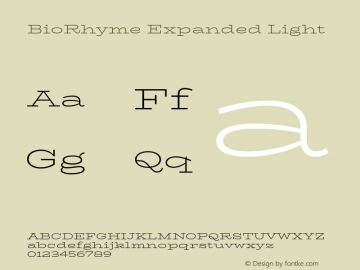 BioRhyme Expanded Light Version 1.001图片样张