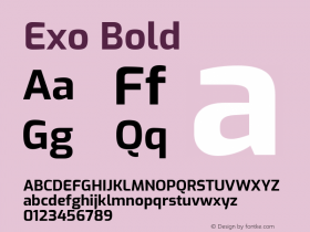 Exo Bold Version 1.500图片样张