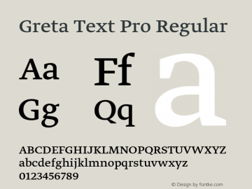 a183e4f2f4ccc91e - subset of Greta Text Pro Regular Version 1.6; 2008图片样张
