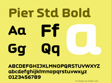 7d5e924301e86df4 - subset of PIer Std Bld Version 1.000 Font Sample