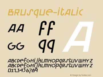 ☞Brusque Italic Version 1.000 2008 initial release;com.myfonts.easy.paratype.brusque.italic.wfkit2.version.3cPv图片样张