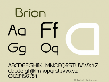 ☞Brion 1.0;com.myfonts.easy.northernblock.brion.regular.wfkit2.version.3mGw图片样张