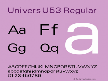 Univers-U53 4.0图片样张