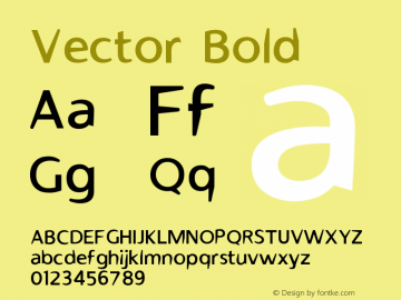 Vector-Bold 001.000图片样张