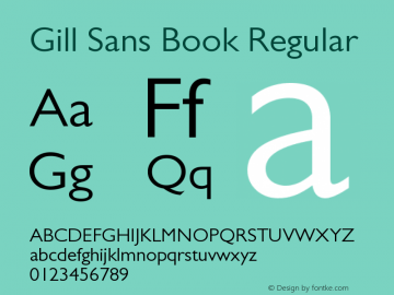 GillSans-Book 001.003图片样张