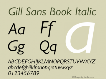 GillSans-BookItalic 001.003图片样张