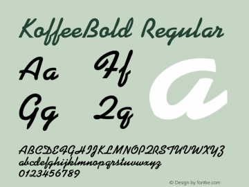 KoffeeBold 001.001图片样张