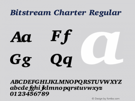 Bitstream-Charter-Black-Italic 1.0图片样张