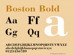 Boston Bold Altsys Metamorphosis:5/2/92图片样张