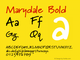 Marydale-Bold 001.000图片样张