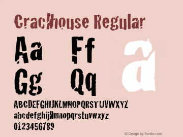 Crackhouse Regular Version 1.000;PS 001.000;hotconv 1.0.38图片样张