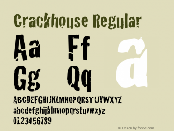 Crackhouse Regular 001.000图片样张