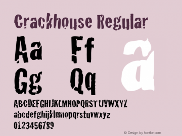 Crackhouse Regular 001.000图片样张