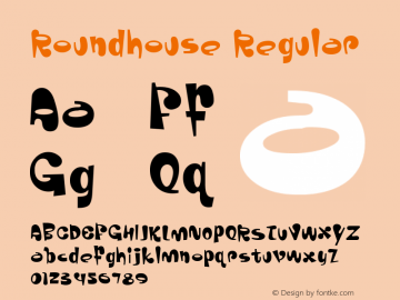 Roundhouse 001.000 Font Sample