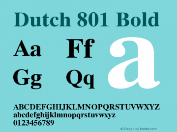 Dutch801BT-Bold 2.0-1.0图片样张