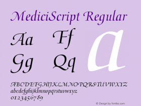 MediciScript 001.000图片样张