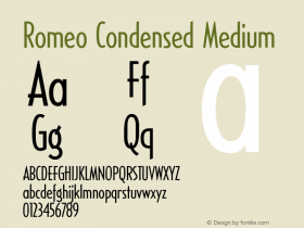 Romeo-MediumCondensed 001.000图片样张