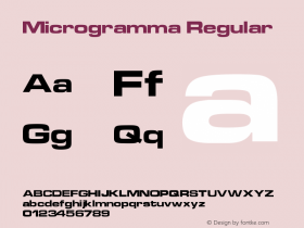 Microgramma-Bld 4.0图片样张