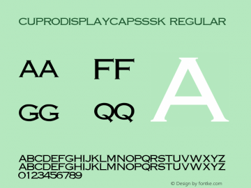 CuproDisplayCapsSSK Regular Altsys Metamorphosis:9/15/94图片样张