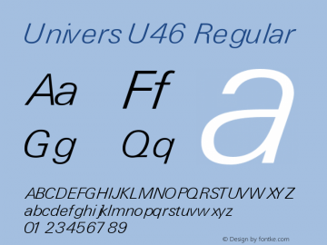 Univers-U46 4.0图片样张