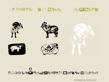 Animal-ArtHouse24 Version 1.000 2011 initial release Font Sample