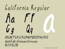 California Sans  Font Sample