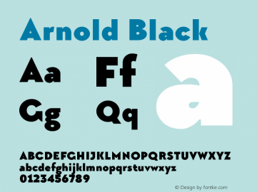Arnold Black Version 1.00 March 27, 2017, initial release图片样张