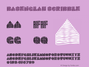 Basenglah-Scribble Version 1.000;PS 001.001;hotconv 1.0.56 Font Sample