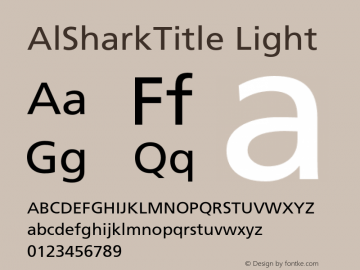 AlSharkTitle-Light Version 1.001 2010图片样张