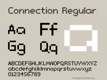 Connection Version 0.2 Font Sample