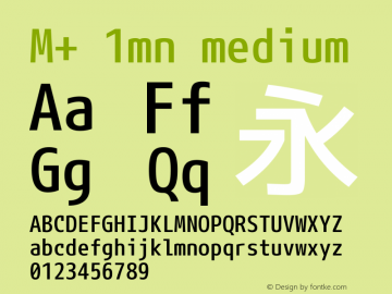 M+ 1mn medium 图片样张