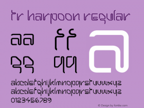 TR Harpoon 1.0 Tue Nov 09 02:18:58 1993 Font Sample