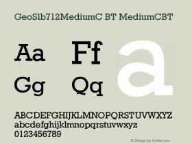 GeoSlb712MediumC BT Version 001.000图片样张