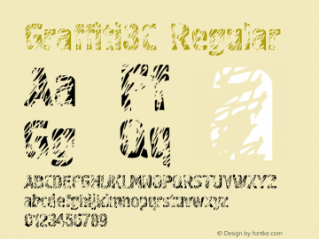 Graffiti3C Version Version 1.0 Font Sample