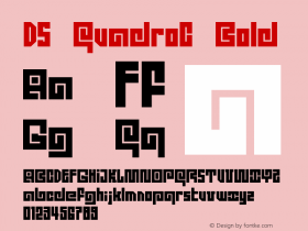 DSQuadroC OTF 1.0;PS 001.000;Core 116;AOCW 1.0 161 Font Sample