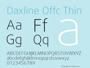 Daxline Offc Thin Version 7.504; 2010; Build 1021图片样张