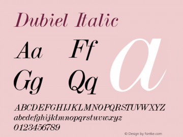 Dubiel Italic Altsys Metamorphosis:3/7/92图片样张