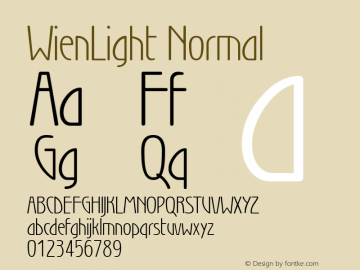 WienLight Normal 1.0 Thu Sep 15 12:02:16 1994图片样张