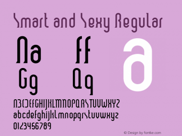 Smart and Sexy Macromedia Fontographer 4.1 6/3/99 Font Sample