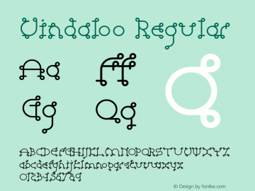 Vindaloo-Regular Version 2.000 Font Sample
