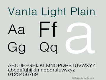 Vanta Light Plain:001.001 001.001图片样张