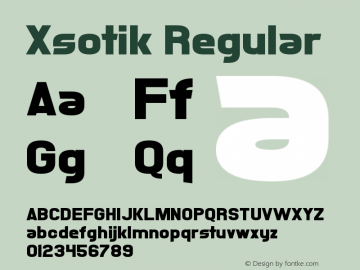 Xsotik Version 1.00 March 3, 2014, initial release图片样张