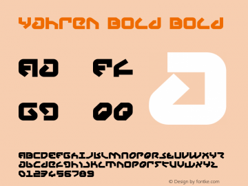 Yahren Bold 2图片样张
