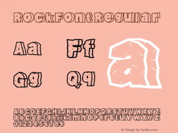 RockFont Macromedia Fontographer 4.1.5 11/23/01图片样张