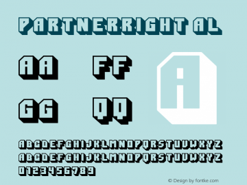 PartnerRight Al Macromedia Fontographer 4.1J 07.1.25 Font Sample