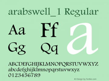 arabswell_1 Version 1.0图片样张