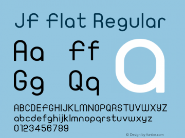 JF Flat Regular Version 1.00图片样张