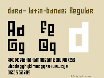 dara- latin-banaei dara- latin-banaei Font Sample